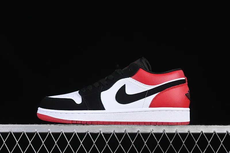 All categories Air Jordan Jordan series basketball shoes Air Jordan 1 Low Air Jordan 1 Low "White Black Gym Red" AJ1 Joe 1 Black Toe 2.0 Low-top cultural casual sneakers IB8971-106